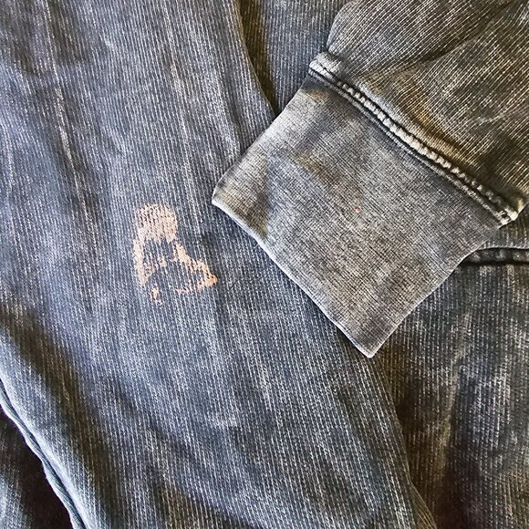 Rip N Dip Gray Mineral Cherry Blossom Hoodie Sweatshirt Size Medium - Picture 6 of 7